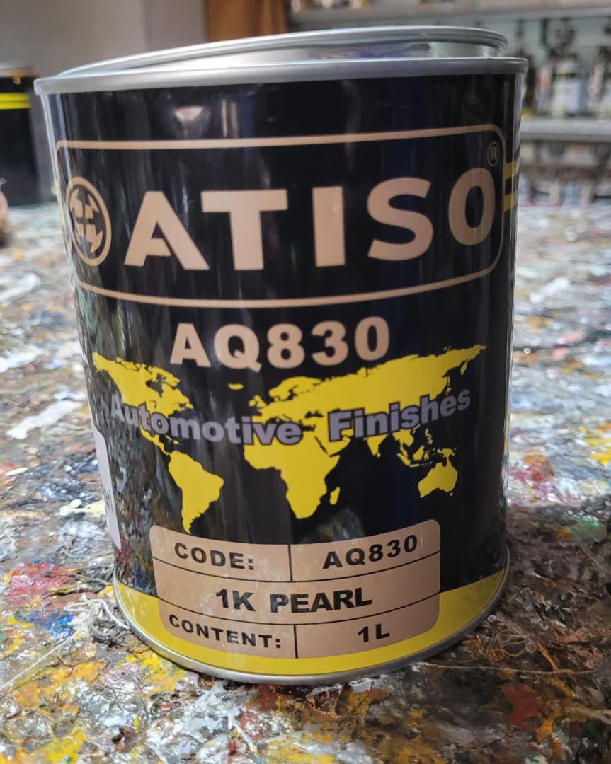 ATISO AQ830 Automotive Finishes 1K Pearl 1 Litre for sale in Kampala, Uganda at the best prices - raeK Chemicals Ltd
