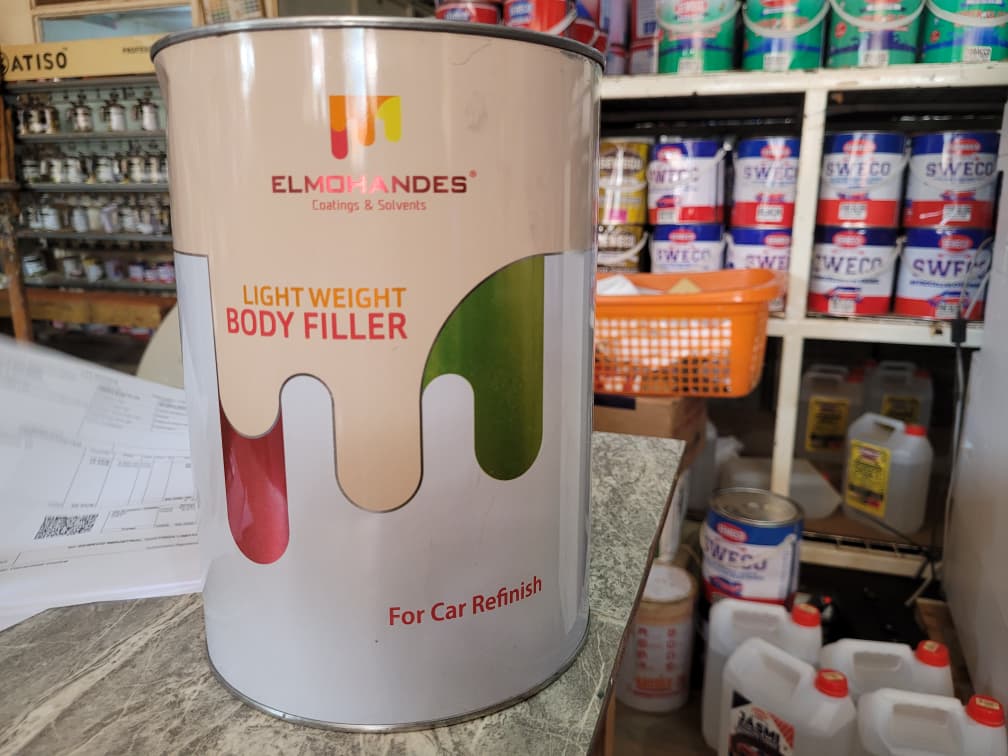 El Mohandes Light Weight Body Filler (For Car Refinish) - from El Mohandes Coatings and Solvents - for sale at the best prices in Kampala, Uganda by raeK Chemicals Ltd