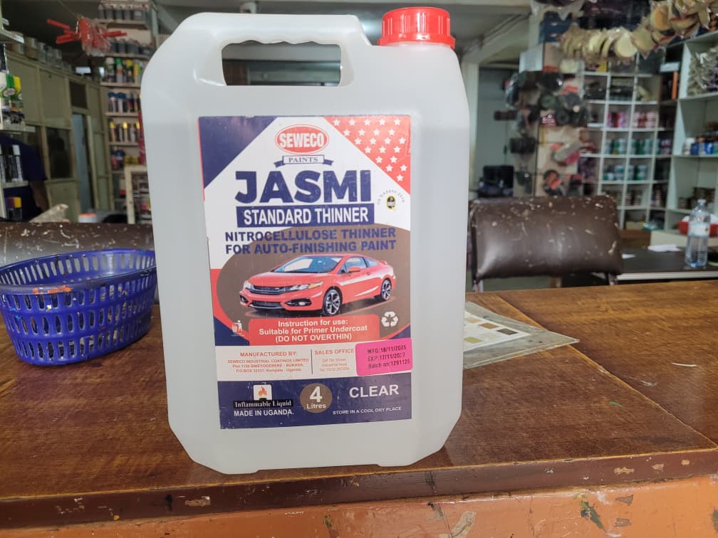 JASMI Standard Thinner - Nitrocellulose Thinner for Auto Finishing Paint 4 Kg - for sale in Kampala, Uganda by raeK Chemicals Ltd