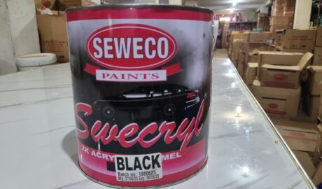 Swecryl 2K Acrylic Enamel (Black) - Automotive Paints at the best prices in Kampala, Uganda at raeK Chemicals Ltd