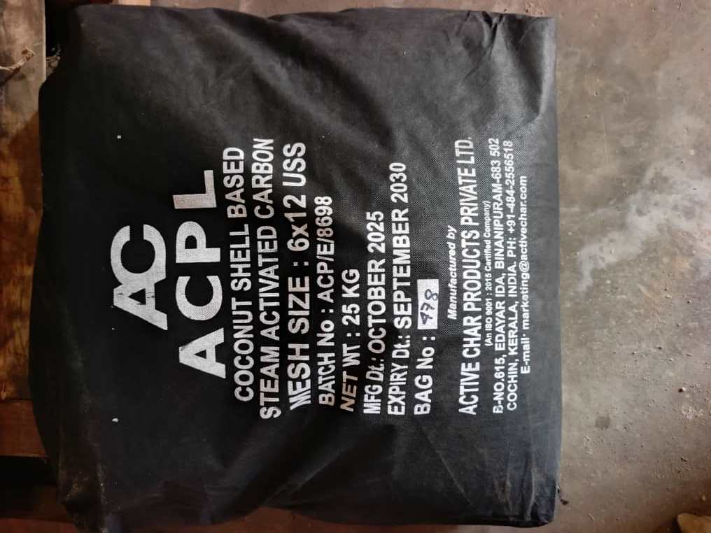 ACPL Steam Activated Carbon Coconut Shell Based at the best prices in Kampala, Uganda
