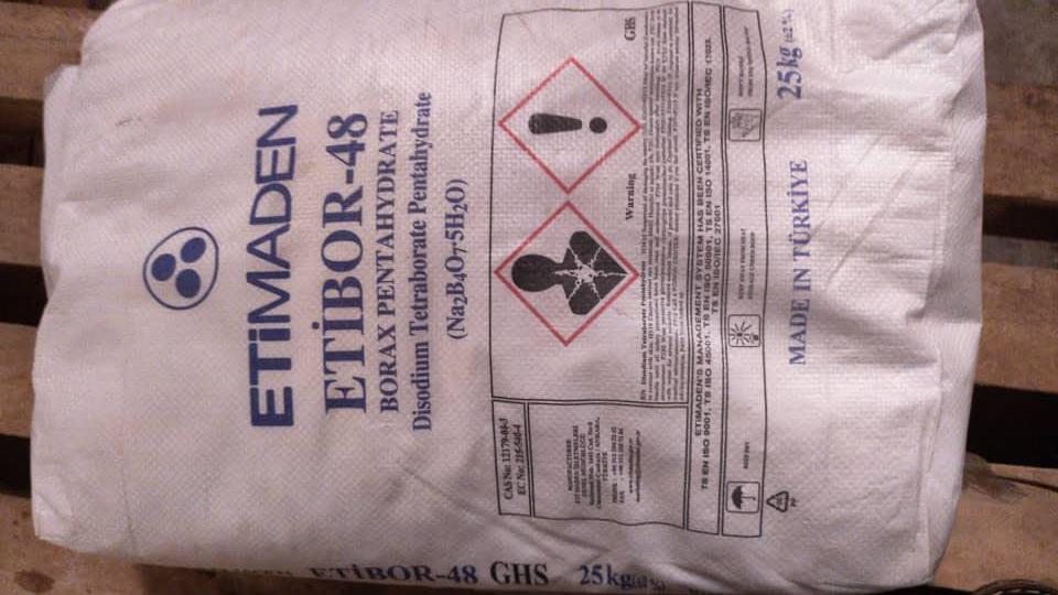 ETiMaden Etibor 48 - Borax Pentahydrate - Disodium Teraborate Pentahydrate for sale at the best prices in Kampala, Uganda
